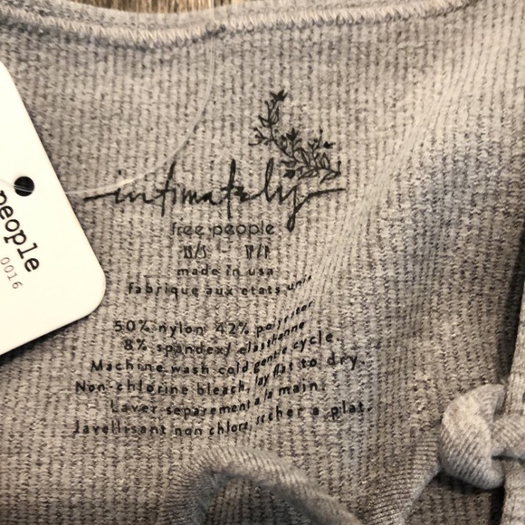 Free People Intimately Lace Up top - Picture 4 of 4